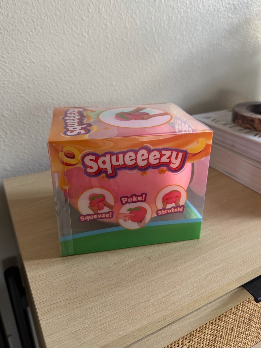 Sunny Days Peach Squeezy Squishy Toy